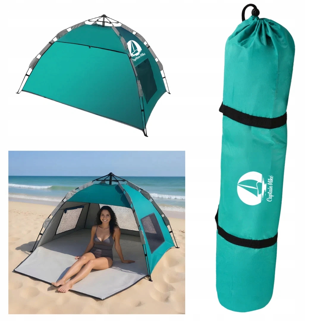 Namiot plażowy samorozkladajacy automatyczny parawan plażowy Uv Upf 50+
