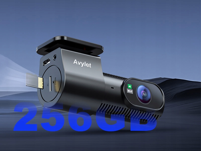 AVYLET Kamera Samochodowa 4K 1080P Przód Tył WiFi GPS Nocny Tryb 170° 150° — miniatura 14