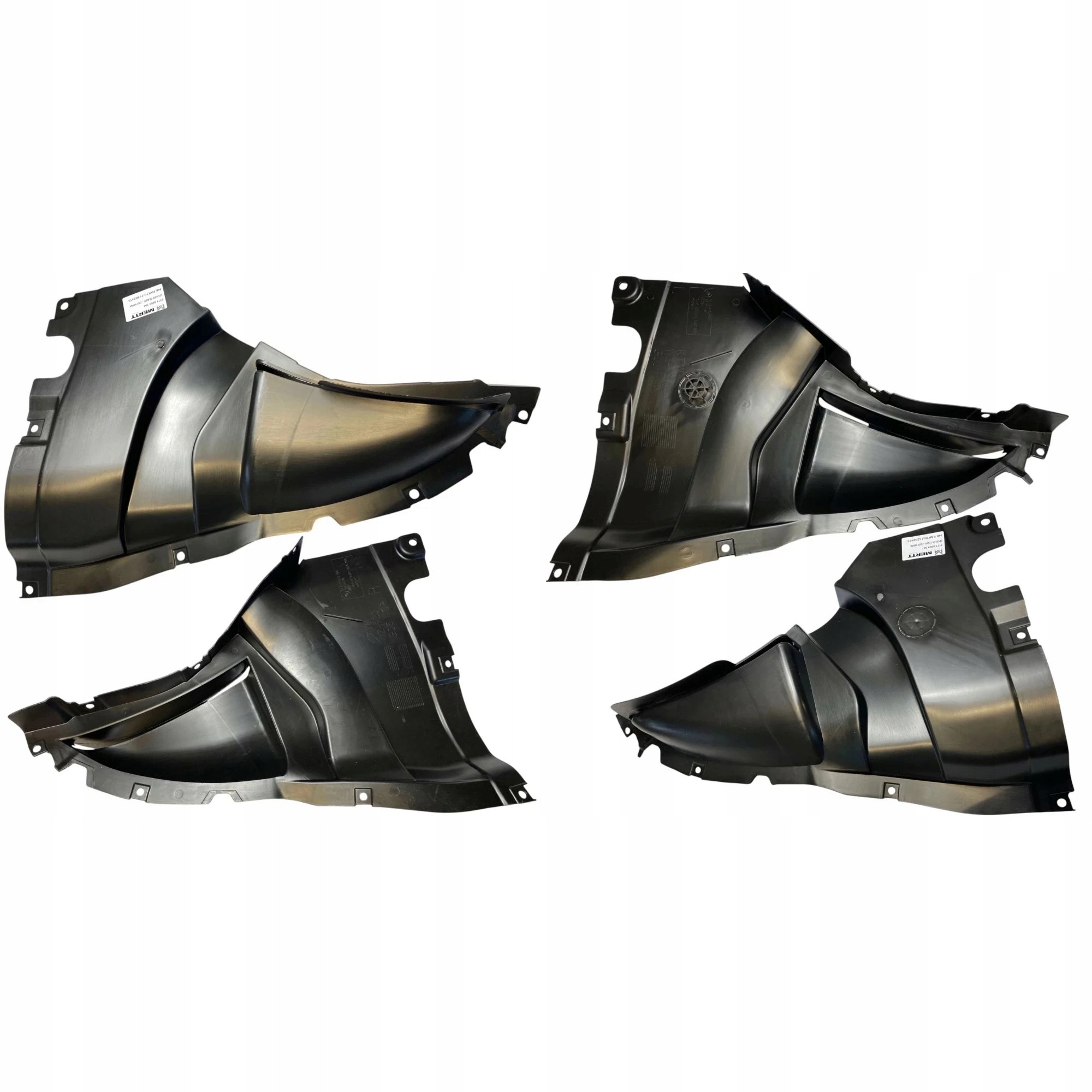 x2 Spoiler Pravý Levý spodní podběh trojúhelník kryt Bmw X5 G05 M Balíček 18+