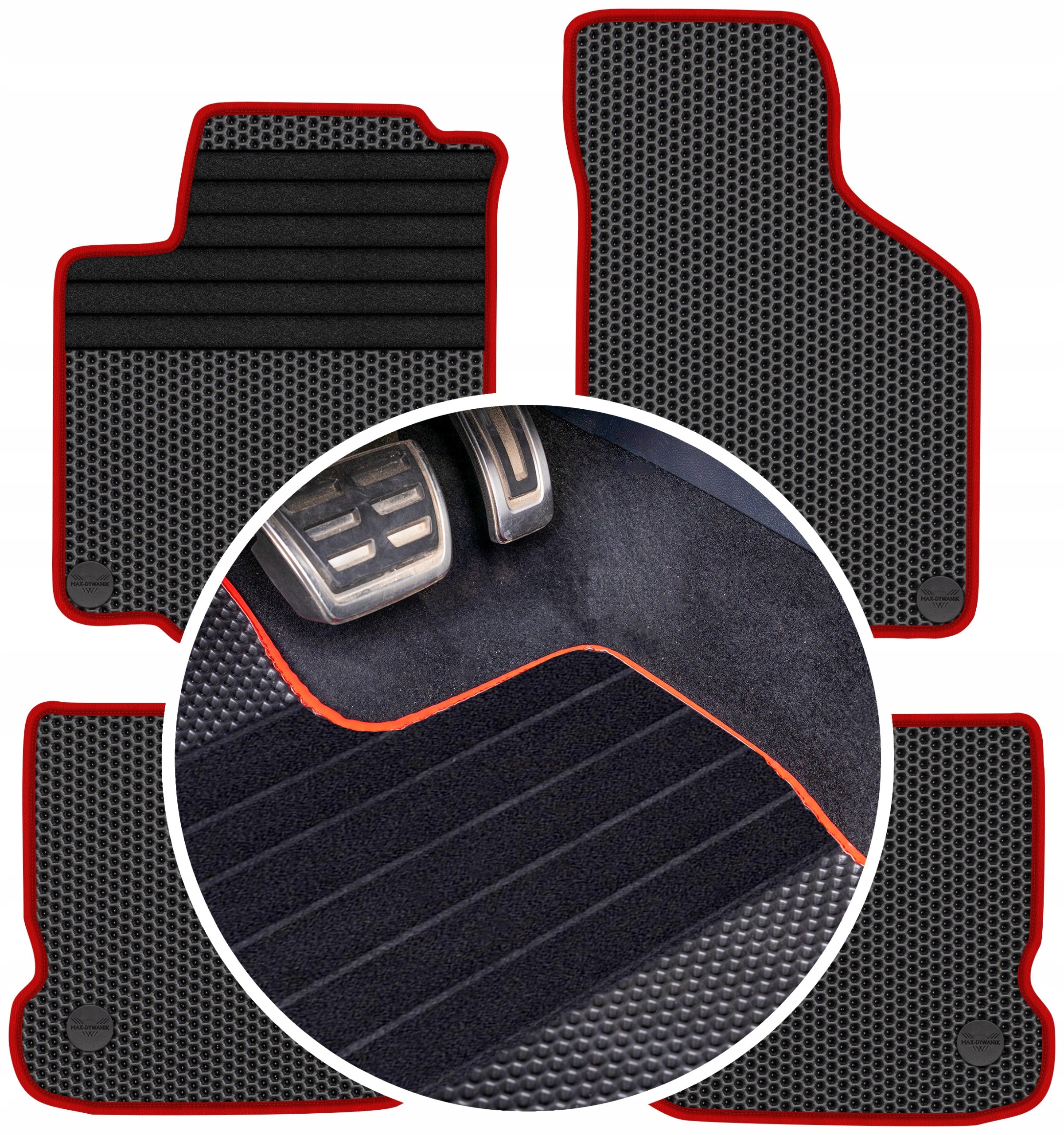 Vw New Beetle 2003-2010 Gumové rohože Eva Eternity Plastry Medu
