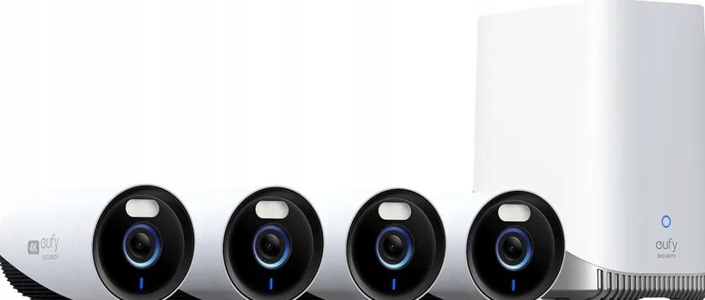 Sada 4 Kamier Eufy Eufycam 3 E330 Professional 4K IP67