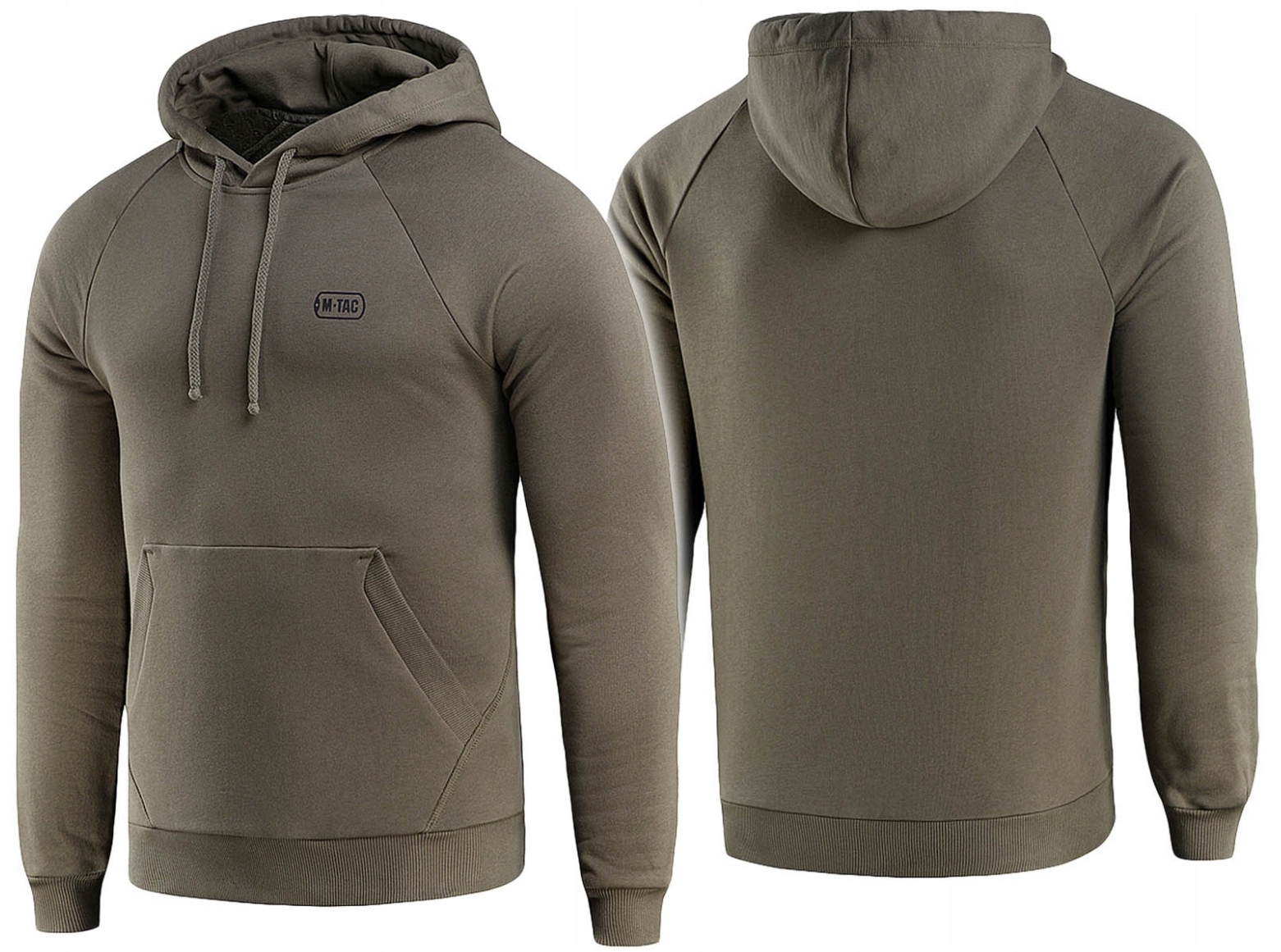 Pánská mikina s kapucí bavlněná M-Tac Hoodie Raglan Dark Olive L