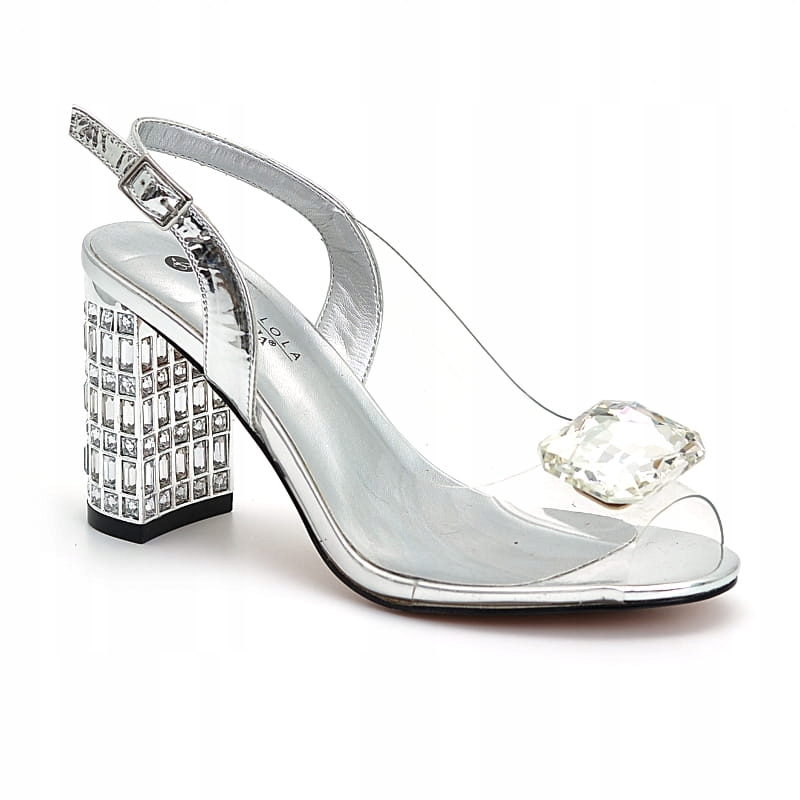 Dámské sandály Sca'viola S-235 Silver M 37, Stříbro