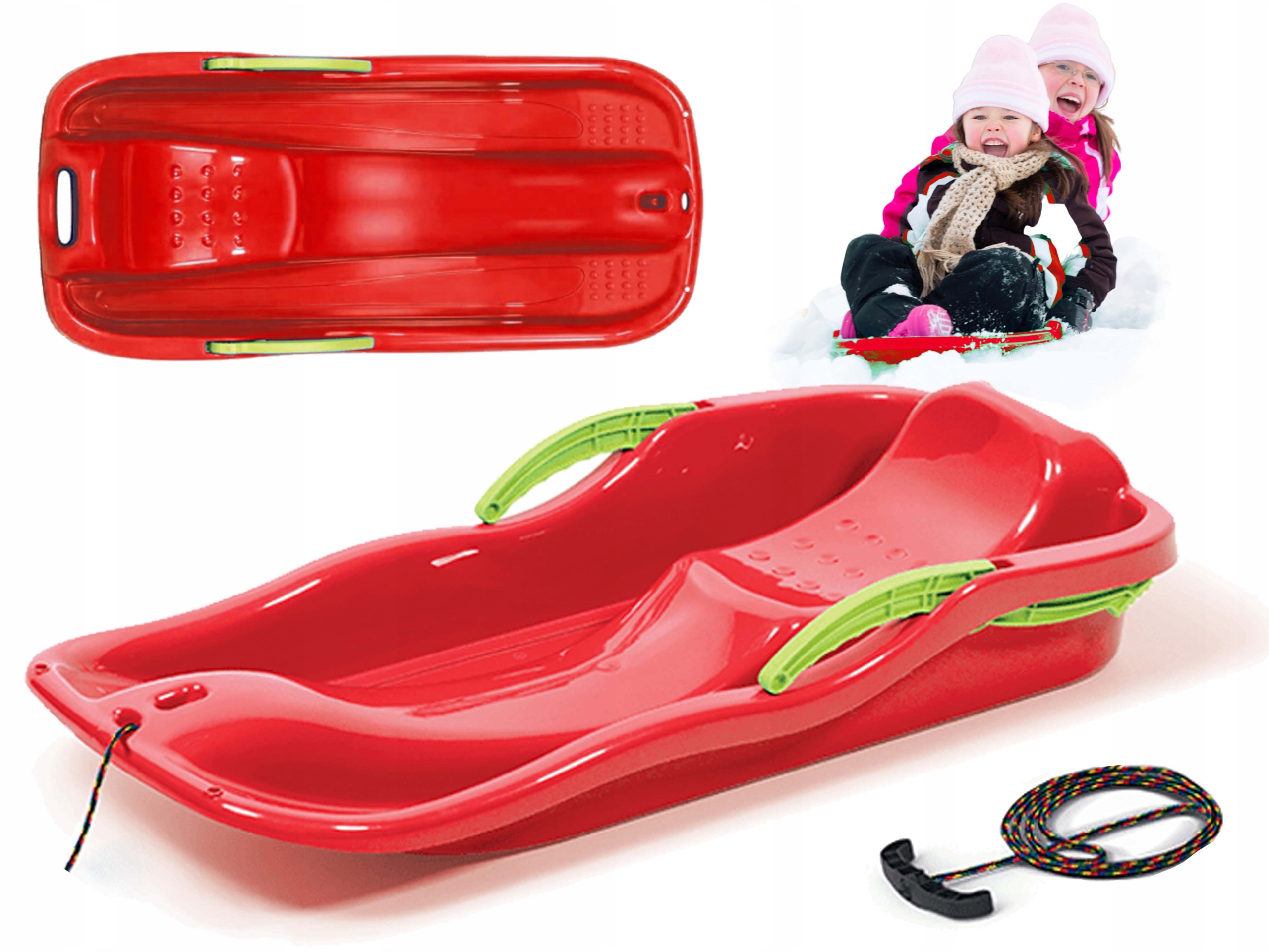 SANKI DZIECIĘCE PLASTIKOWE Z HAMULCEM PROSPERPLAST