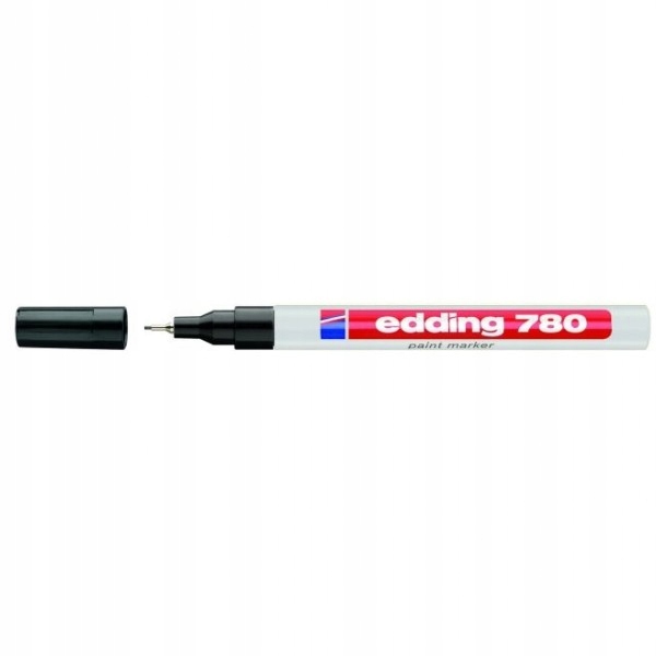

Marker olejowy Edding 780 czarny okrągły 0,8 mm