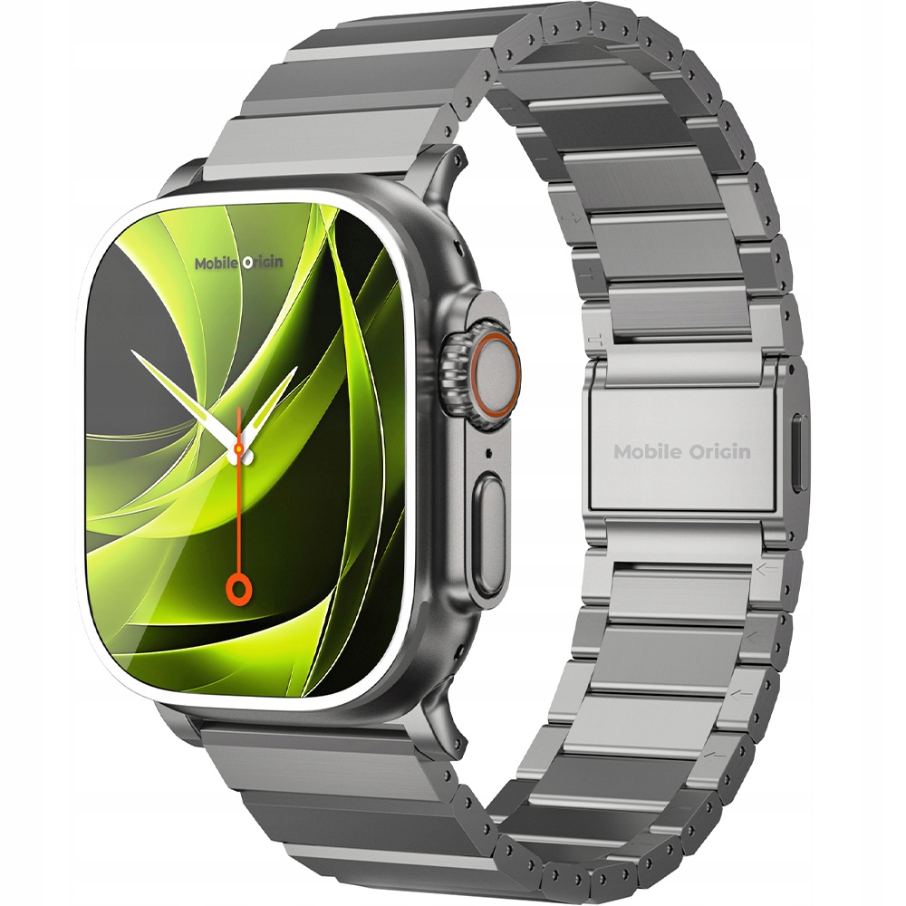 Pasek tytanowy Mobile Origin do Apple Watch 49/46/45/44 mm, mocny, lekki