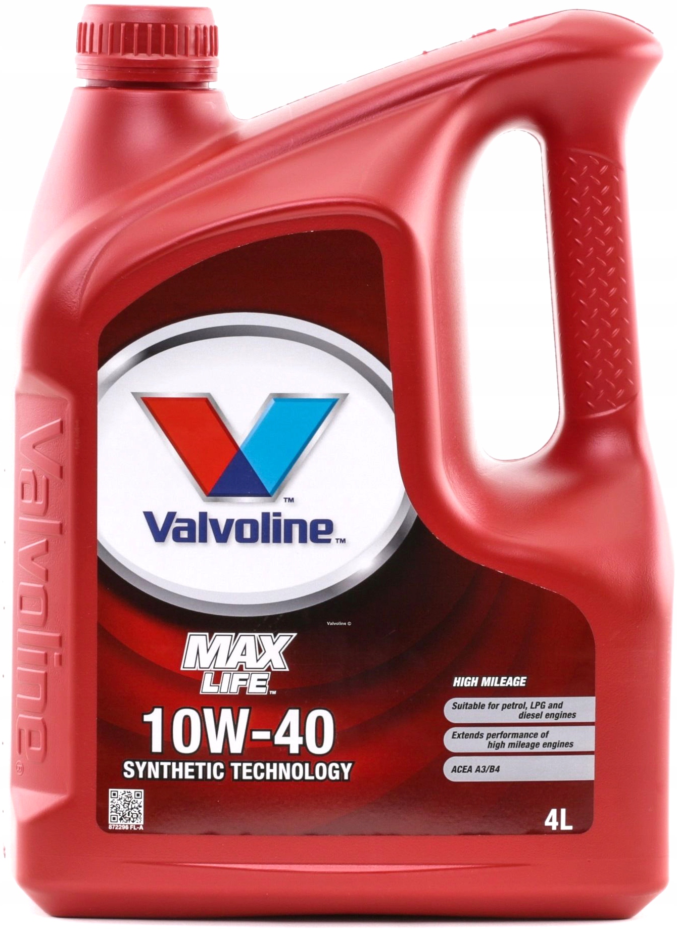 Olej Silnikowy Valvoline Maxlife 10W40 A3/B4 4L
