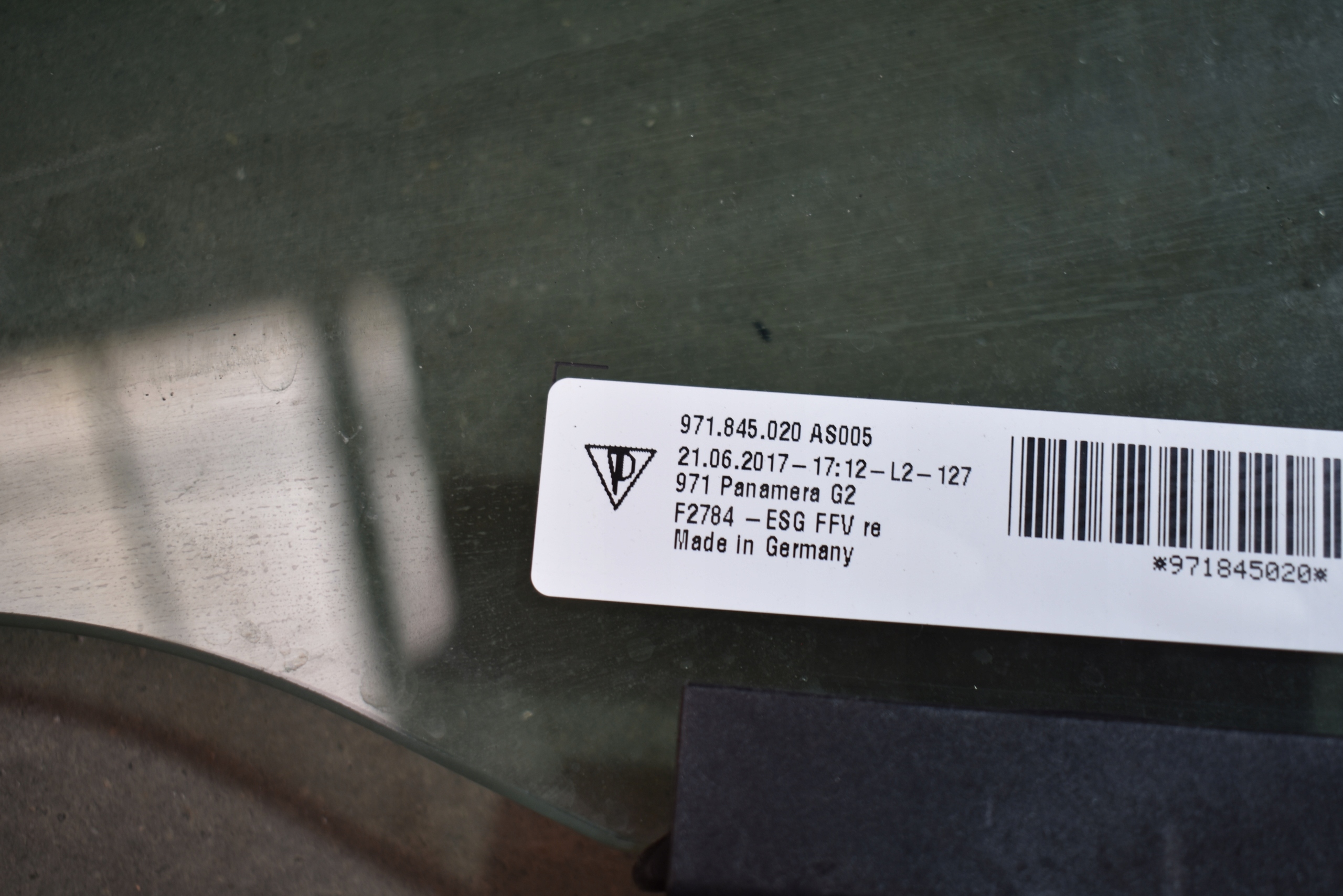 IDEALNA window front front door right PORSCHE PANAMERA 971 1