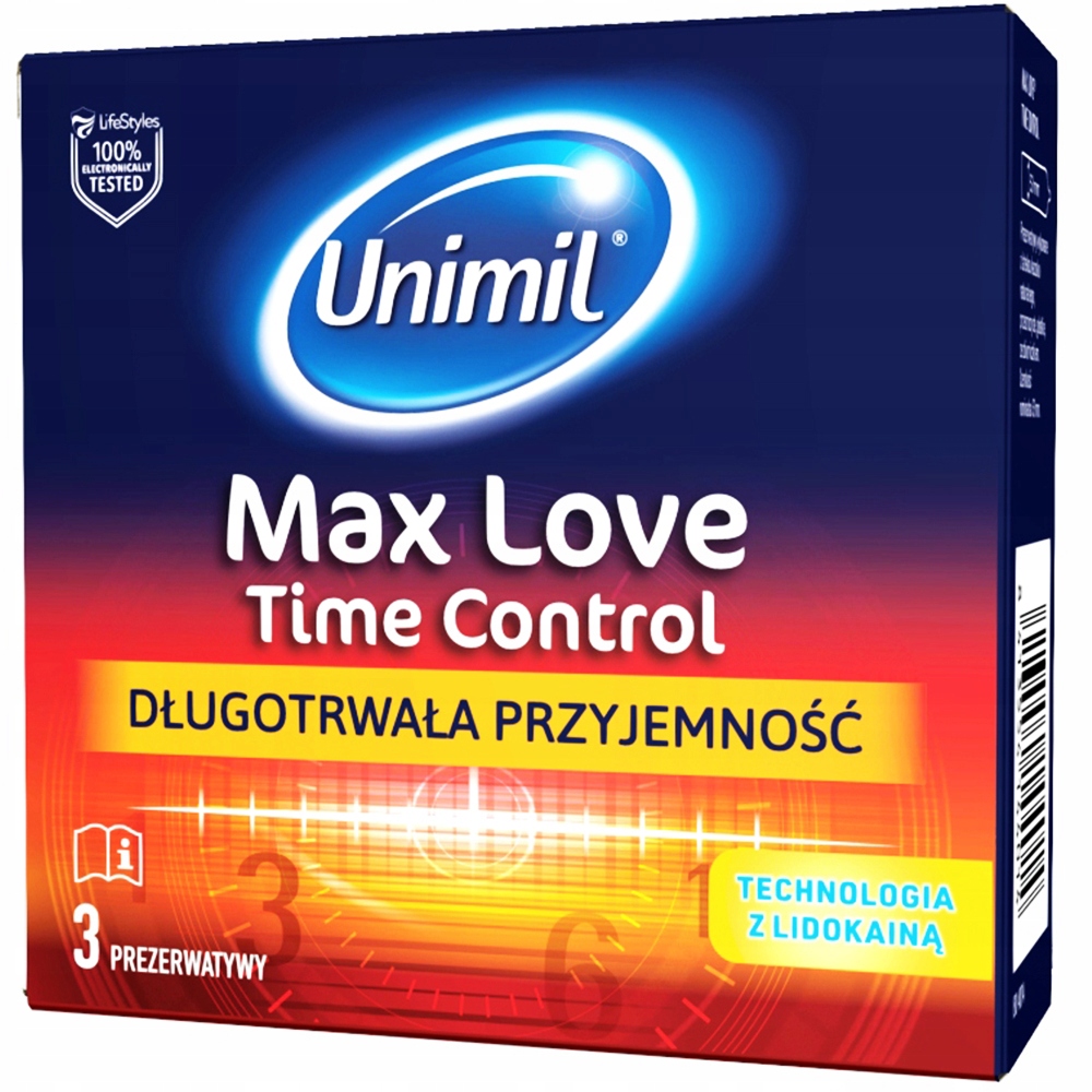 

Prezerwatywy Unimil Max Love opóźniające wydłużają