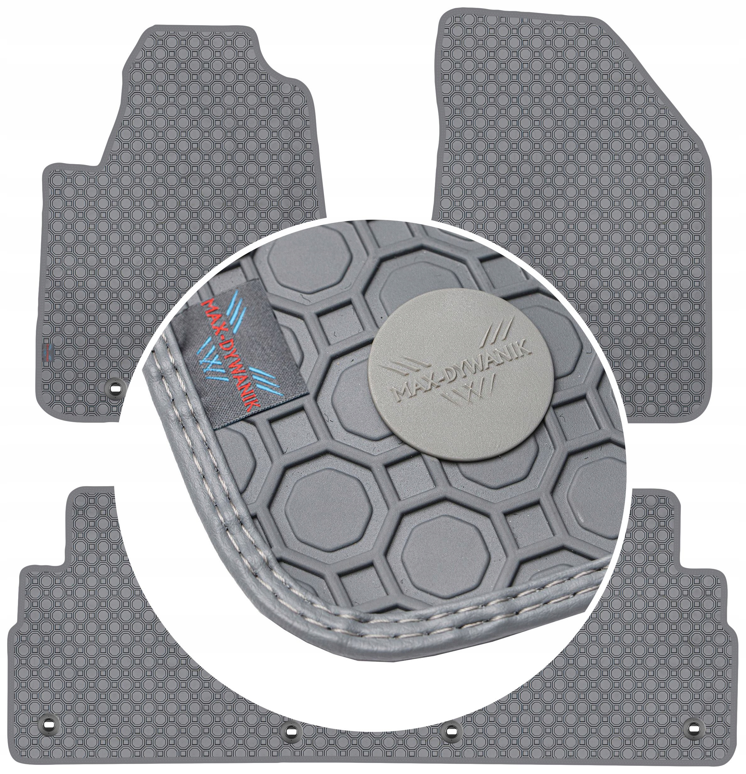 Lexus Rx II 2004-2008 Koberce Popielate