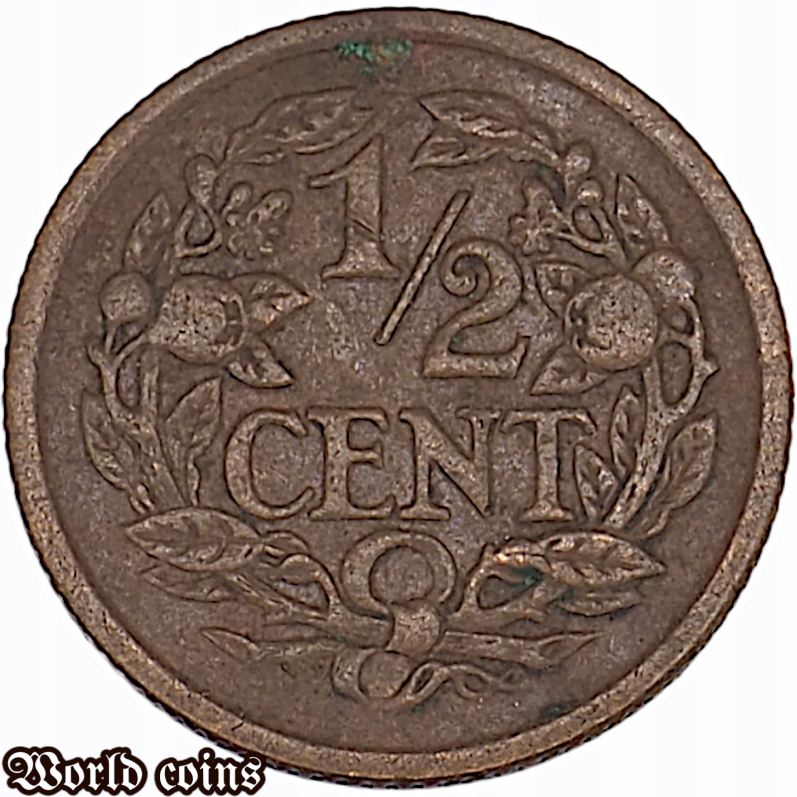 1/2 CENTA 1934 HOLANDIA