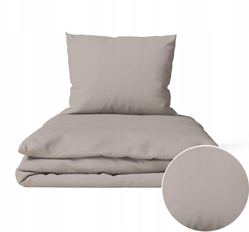 Hotelové Povlečení 160x200 1 povlak na polštář Bavlna 100%, barva: Béžová Tmavá