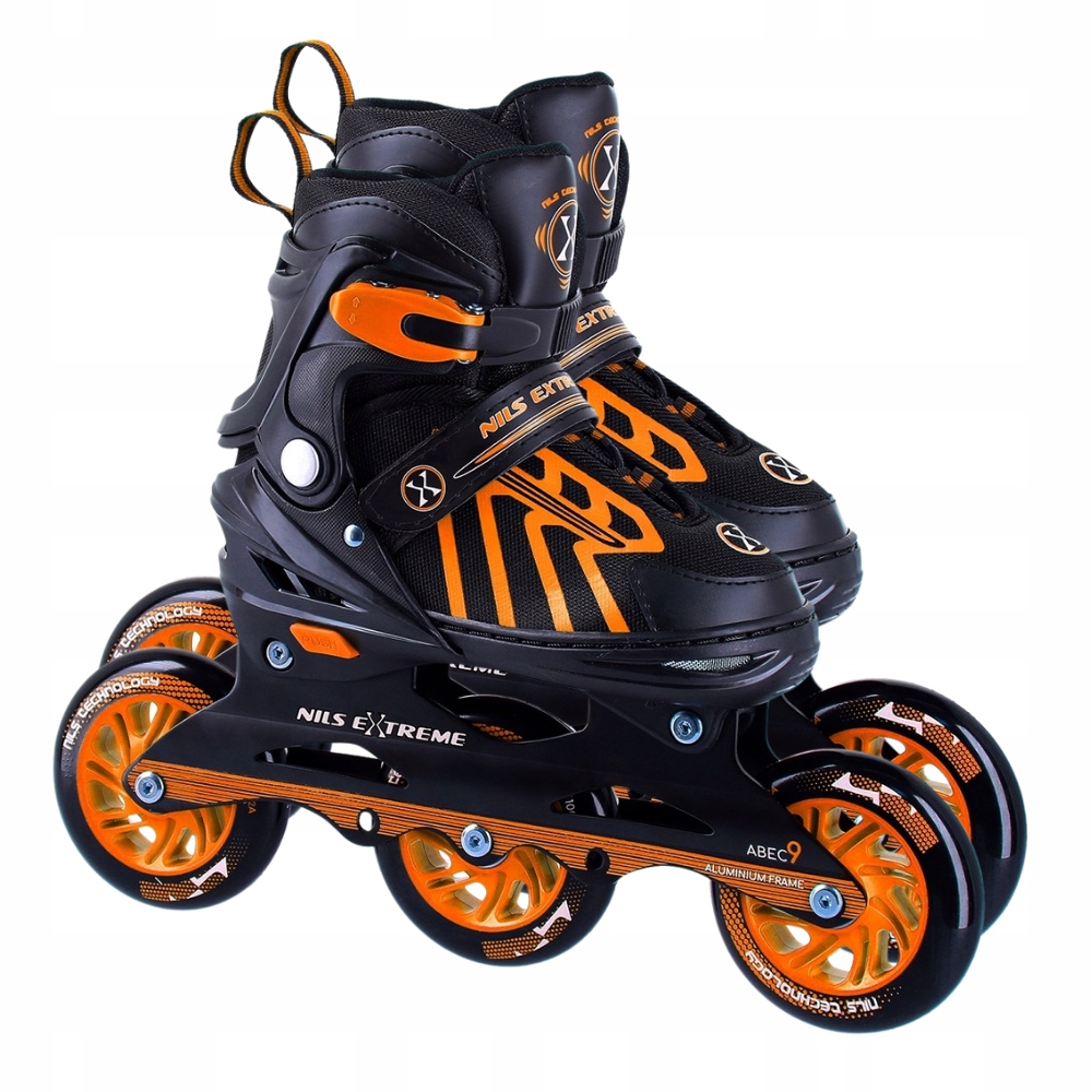 Kolečkové Brusle Nastavitelné Brusle 2v1 pro rychlou jízdu Kaučuková kolečka ABEC-9 Nils