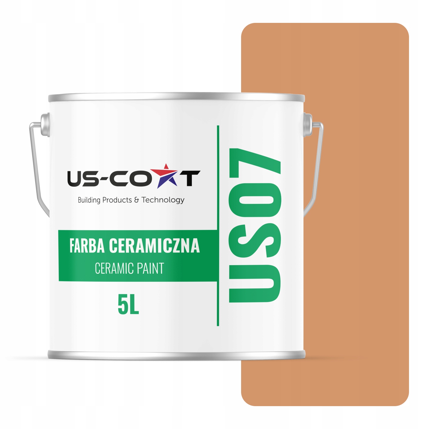 Keramická Farba Čajová Farba H6135 5L Hlboká Matná Na Steny Stropov