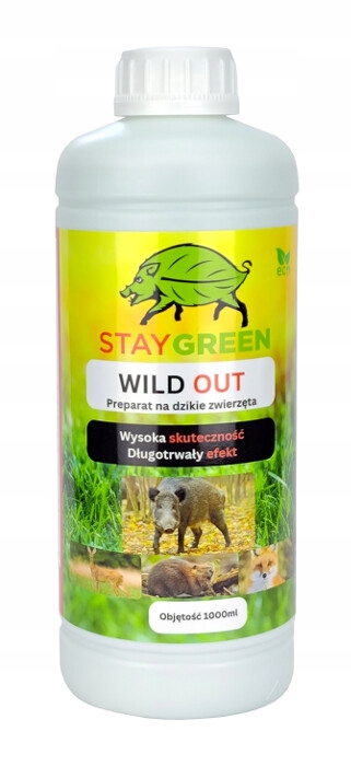 Wild Out StayGreen 1 L skuteczny odstraszacz na Lisy dziki Krety