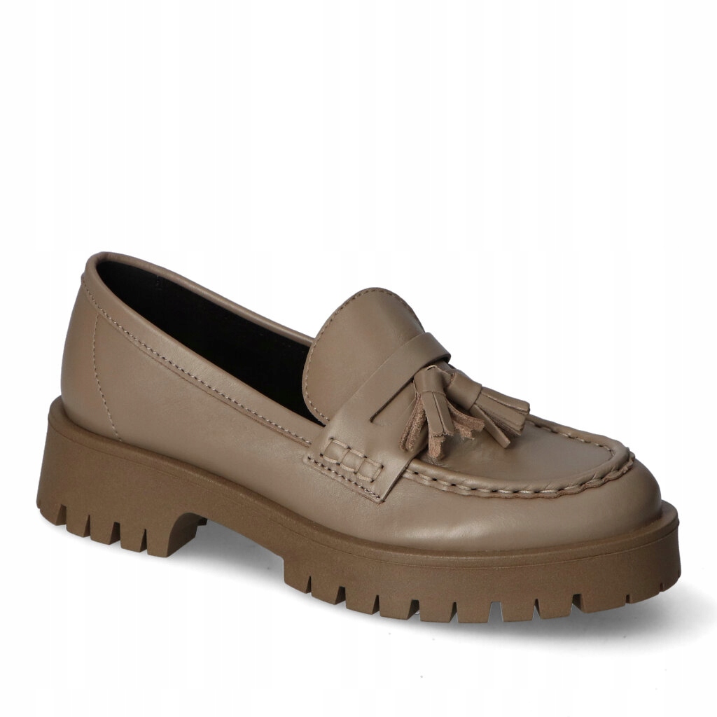 Mokasíny Chebello 2821-476/1 Taupe lico 38