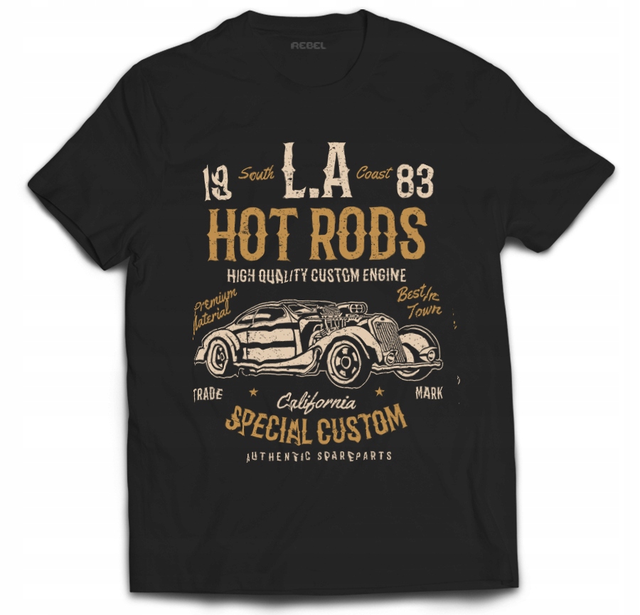 

Tshirt Hotrod Samochód Lincoln Limuzyna Car 2X