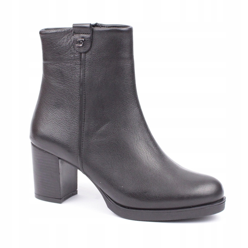 Sokolski Z21-212 Černé Pohodlné Kotníkové Boty Kůže vel. 36