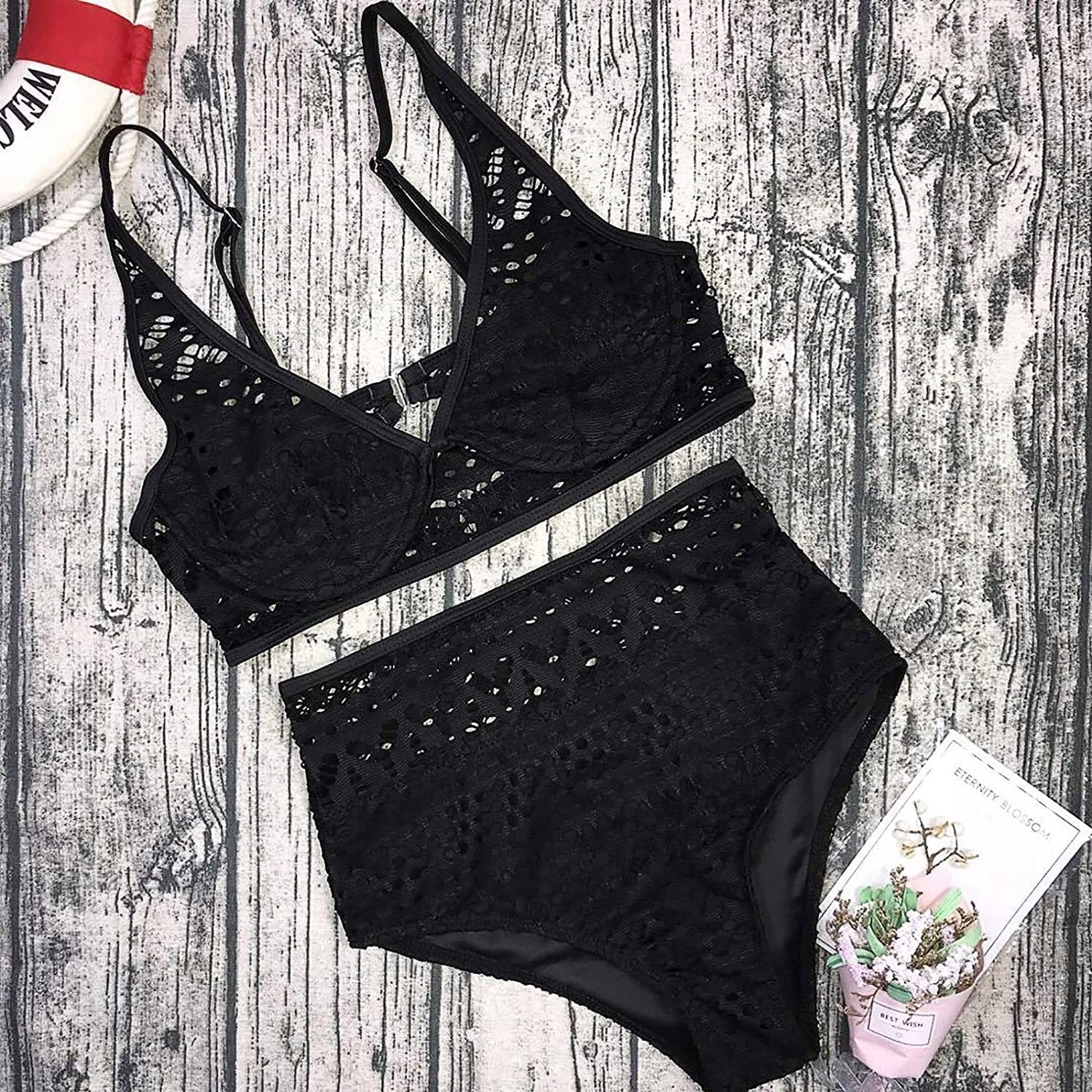 STRÓJ KĄPIELOWY DWUCZĘŚCIOWY BIKINI WYSOKI STAN L Rodzaj komplet