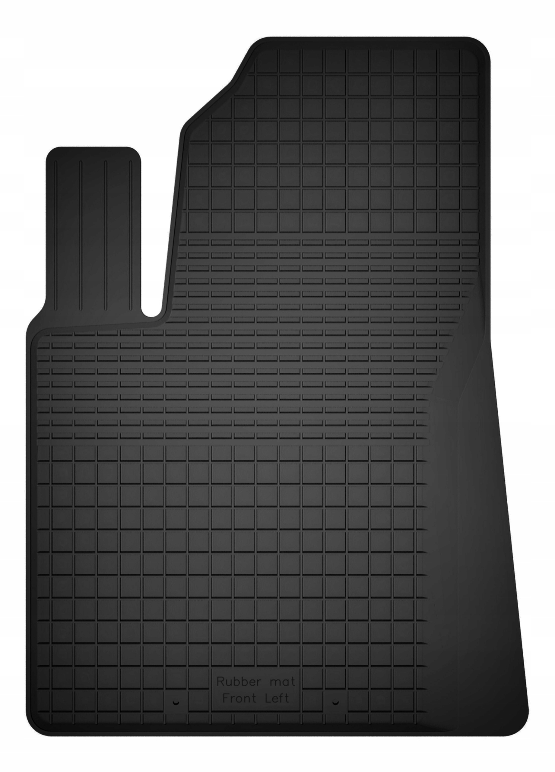 Dywanik Gumowy Kierowcy czarne korytkowe dywaniki samochodowe rant 2CM 1szt