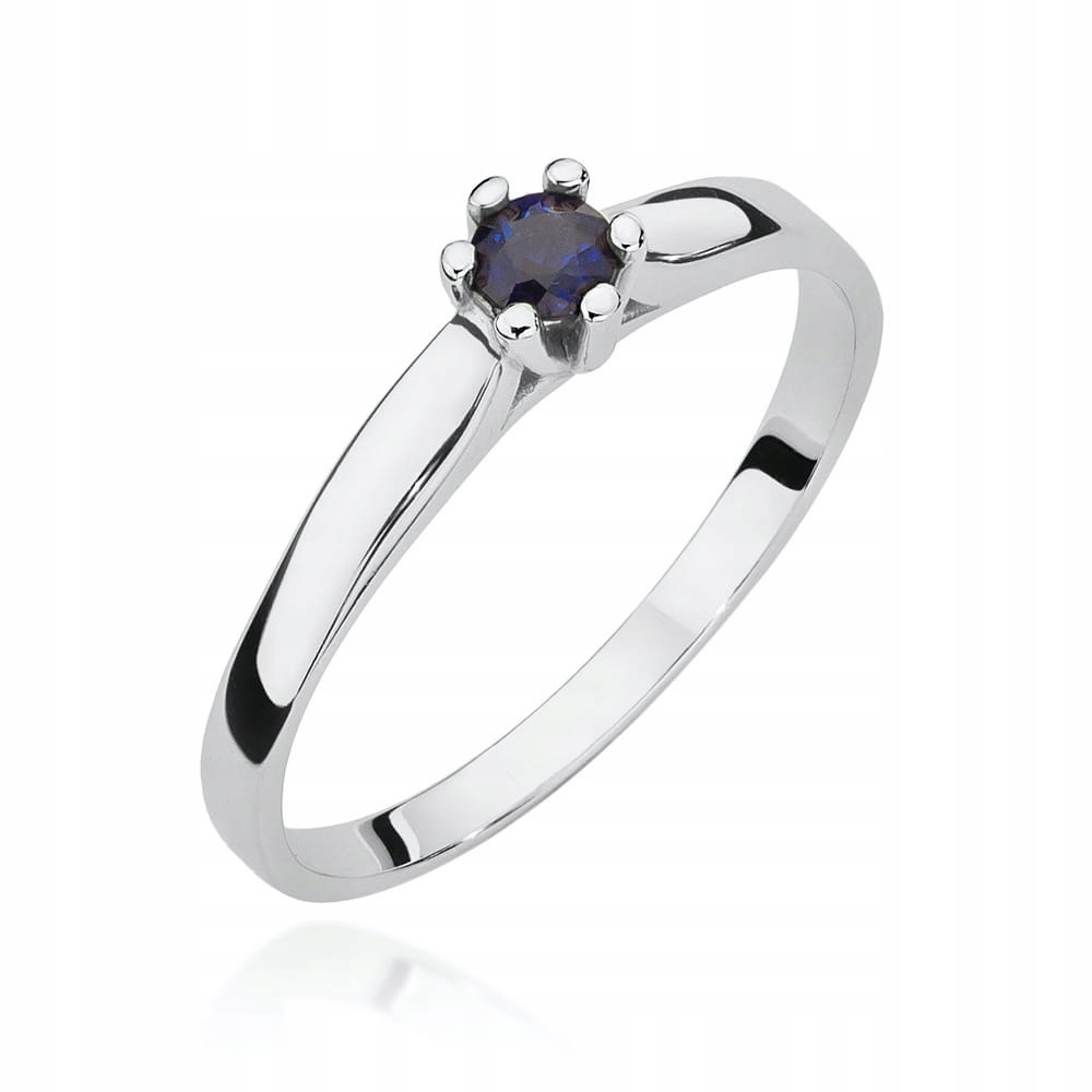 Prstýnek se safírem 0.15 ct r18