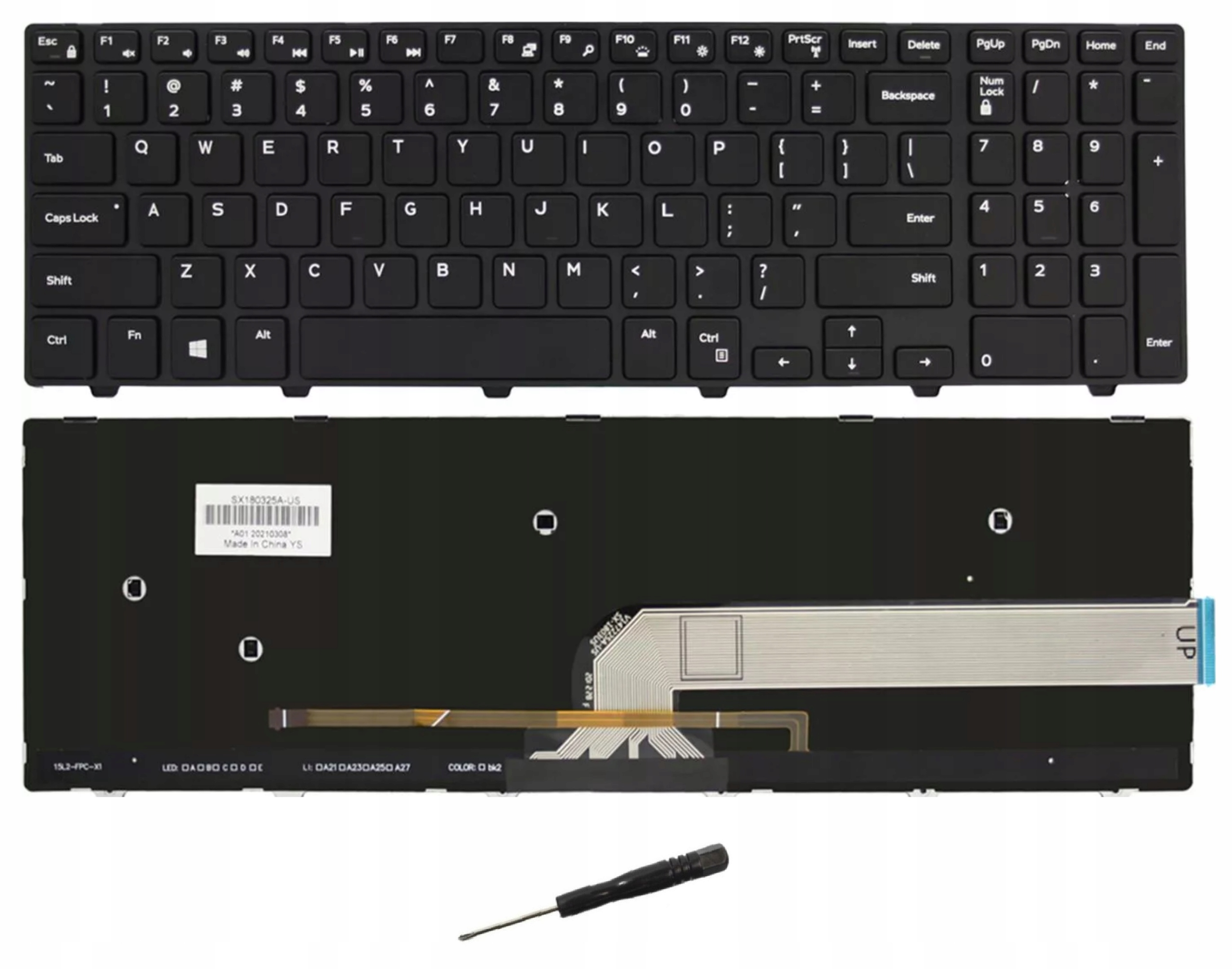 

Klawiatura Dell Inspiron 15-3000 15-5000 17-7000