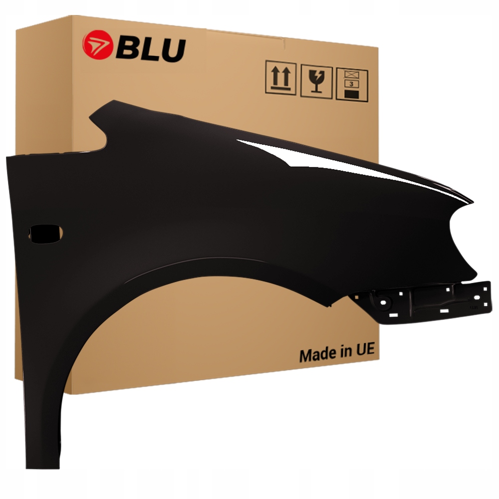 Blu Blatník Vw Caddy III 3 2K LC9X pravý černý 04-10 přední pozink