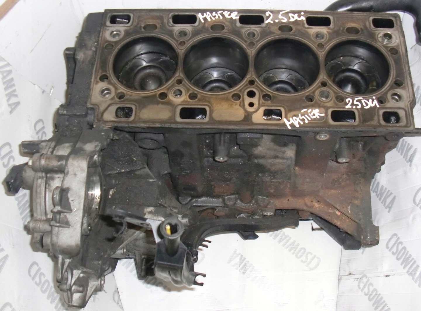 RENAULT MASTER II OPEL MOVANO 2.5DCI G9U BLOK DÓŁ SILNIKA TŁOKI WAŁ