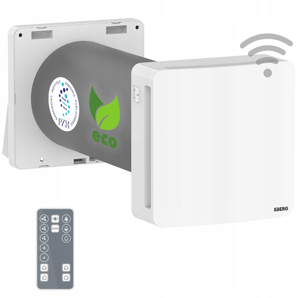 

Rekuperator ścienny Requ R+ 160 60m3/h pilot Wifi