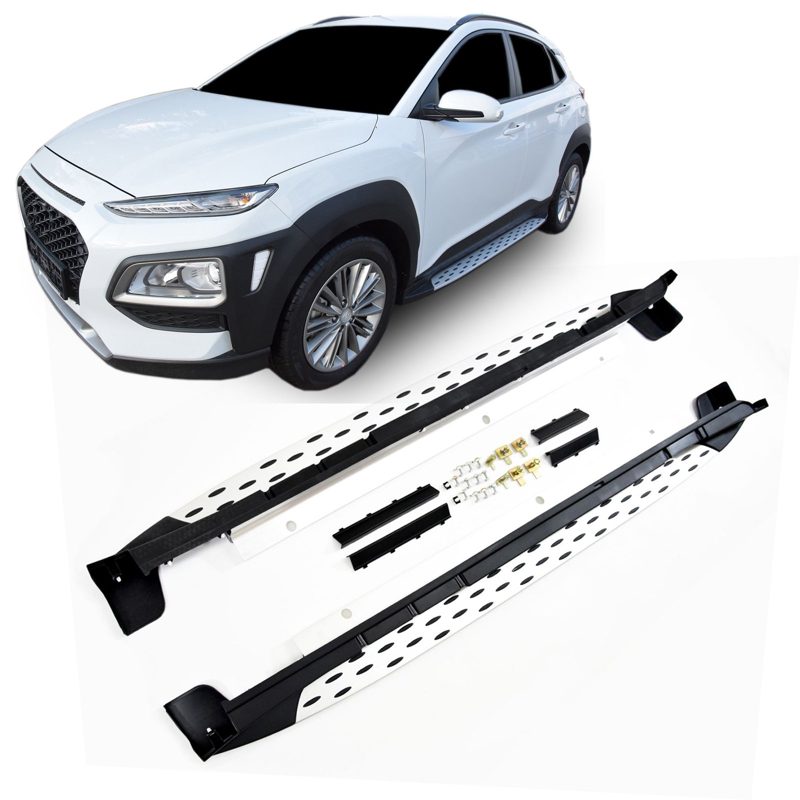 Progi Hyundai Kona od 2017 stopnie boczne