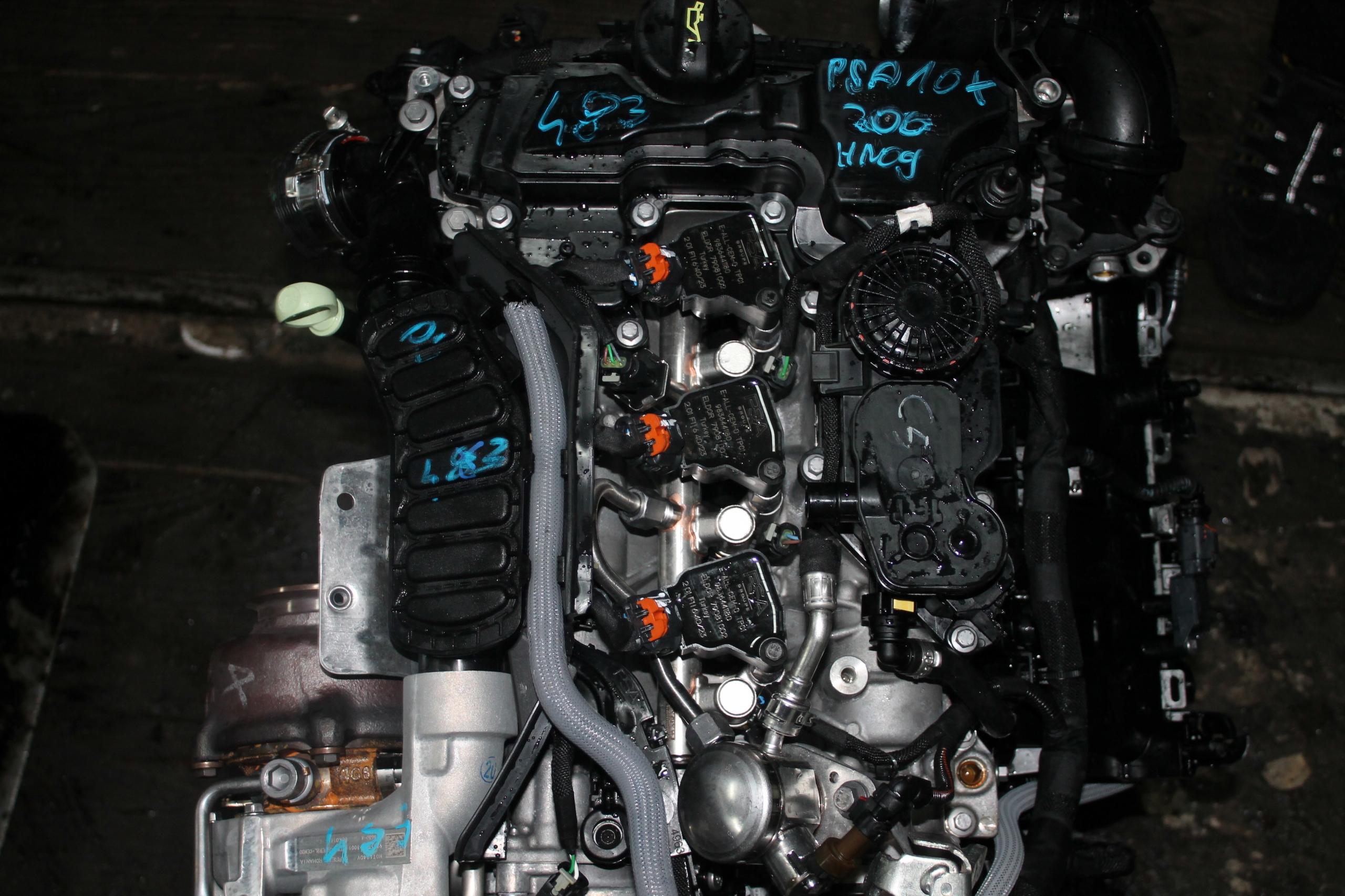 engine complete PEUGEOT HN09 PSA 6 TYSKM