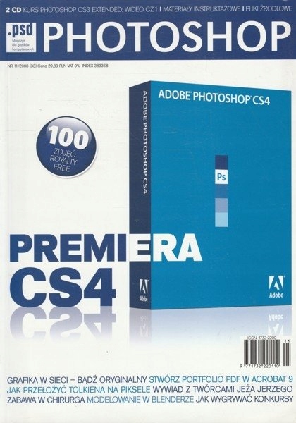 .psd Photoshop nr 11/2008 + 2CD