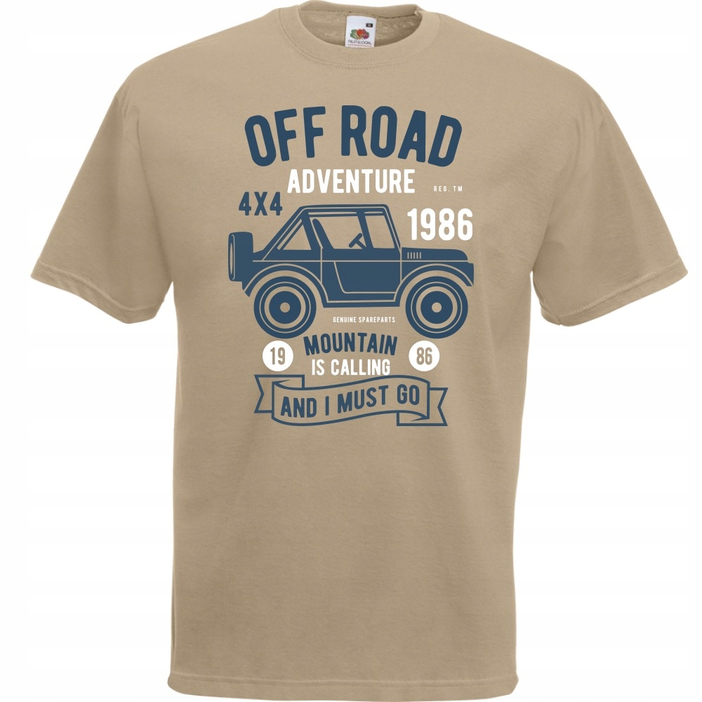

Koszulka samochód auto garbus vintage XL khaki