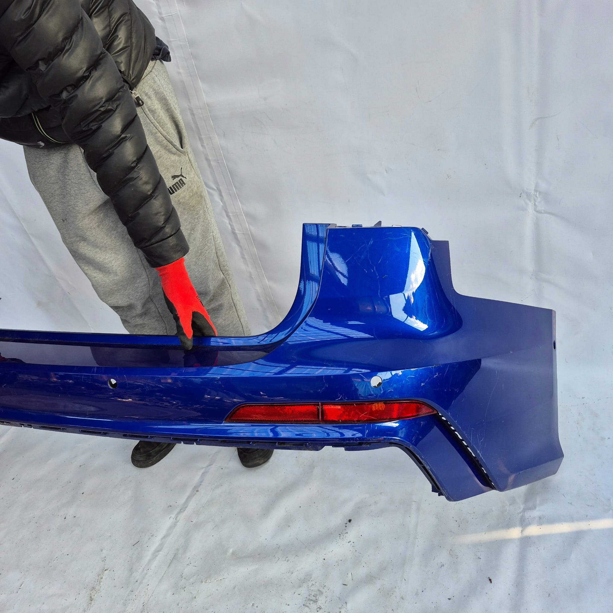 AUDI A6 C8 4K KOMBI S-LINE 18-25 bumper rear part rear 6XPDC