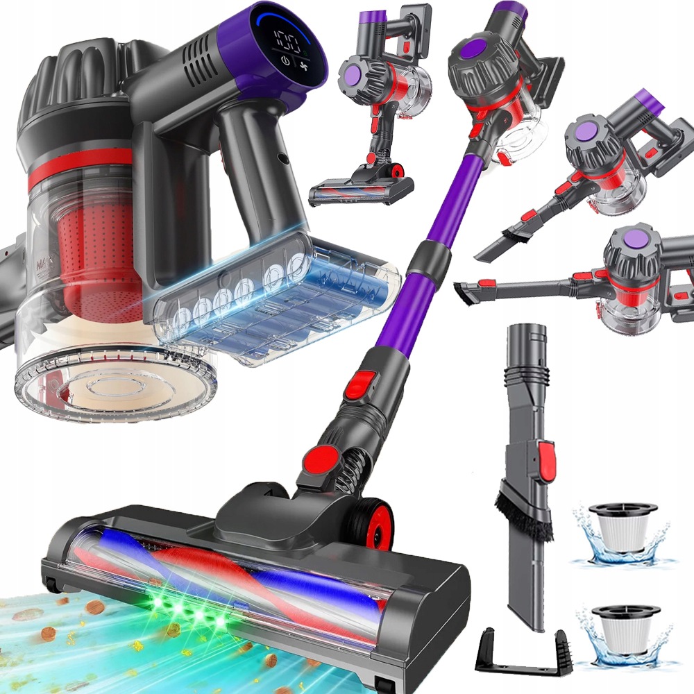 Vysavač 38 Kpa Led S Dlouhou Životností Baterie