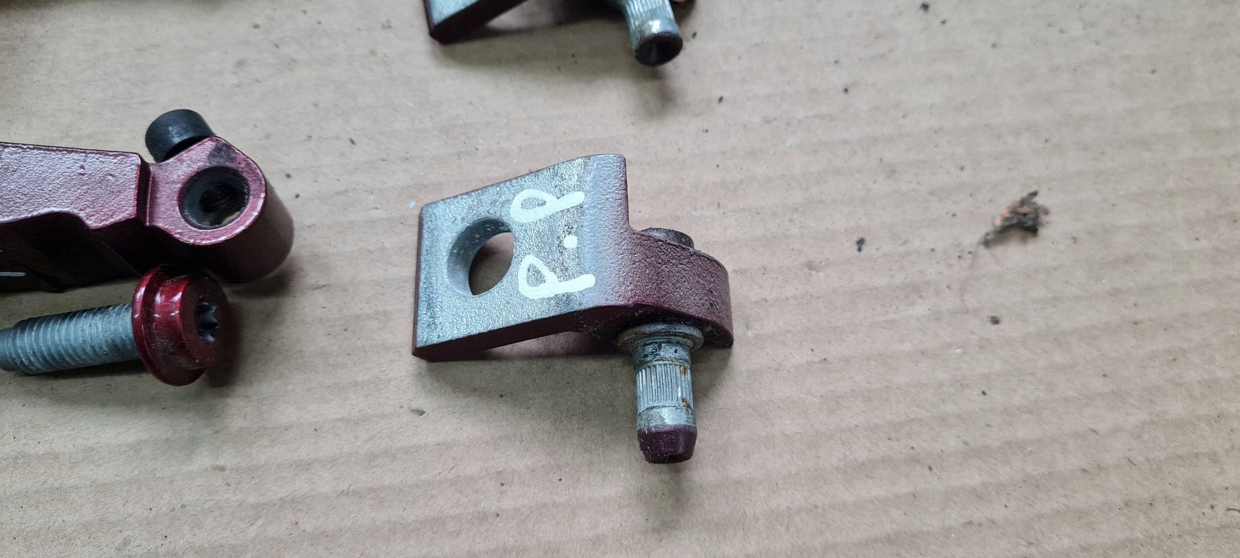 A4 B9 8W S4 hinge hinges door right right front KOMPLET LY3S