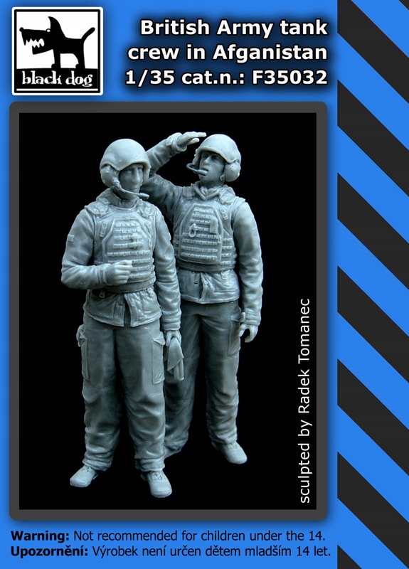 Black Dog F35032 1/35 britská tanková posádka Afghanista