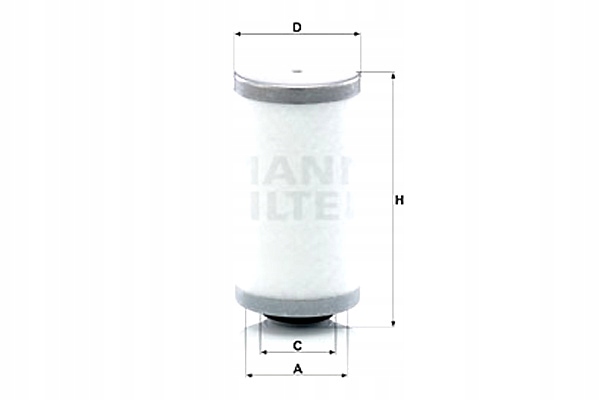 MANN-FILTER FILTR ODPOWIETRZENIA SKRZYNI KORBOWEJ