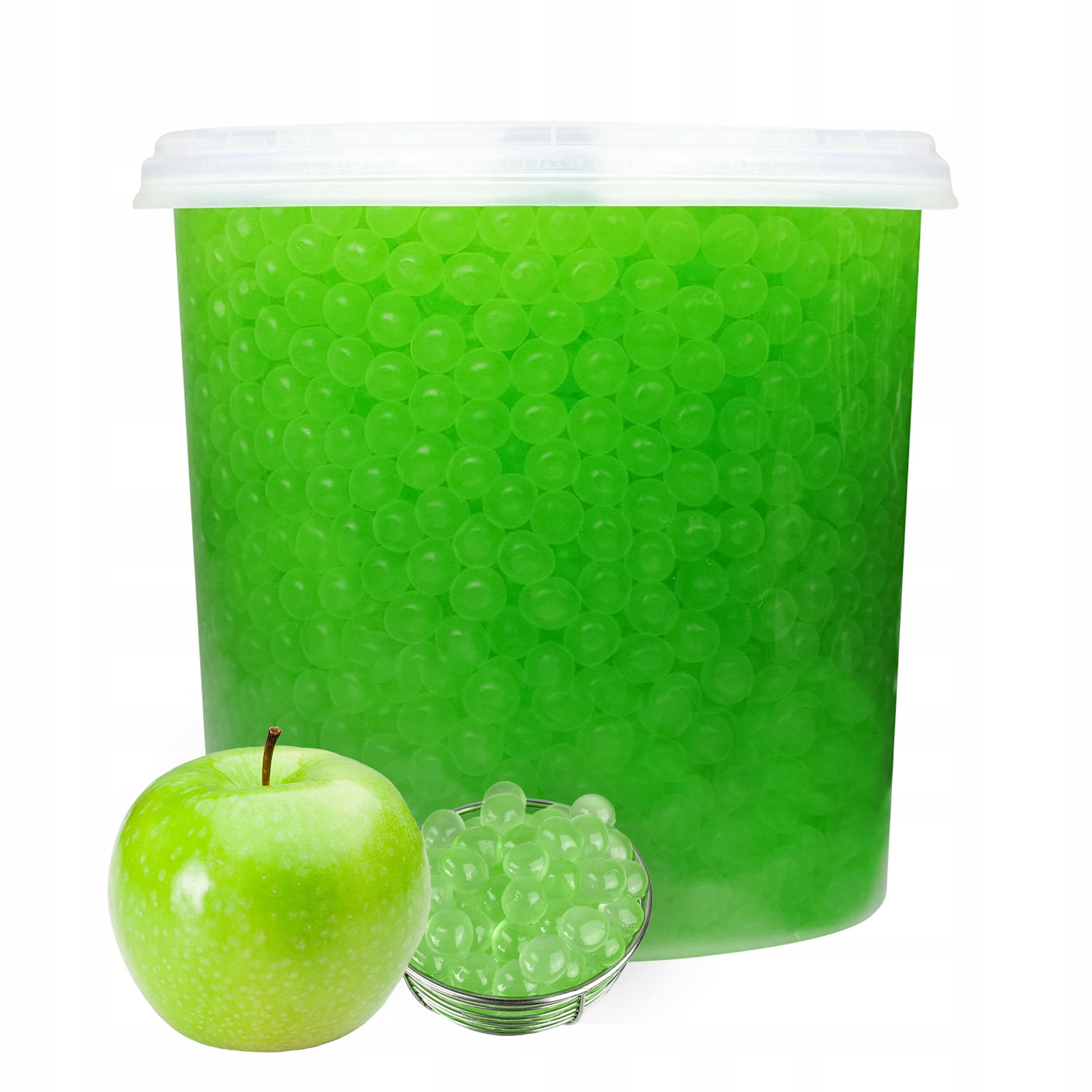 Bubble Tea Popping Boba Kulki pękające Jabłko 3,4 kg owocowe Crazy Bubble