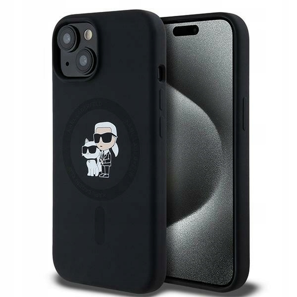 Pouzdro Pro Iphone 15 Plus 14 Plus 6,7" Karl Lagerfeld Tvrdý Silikonový Pouzdro