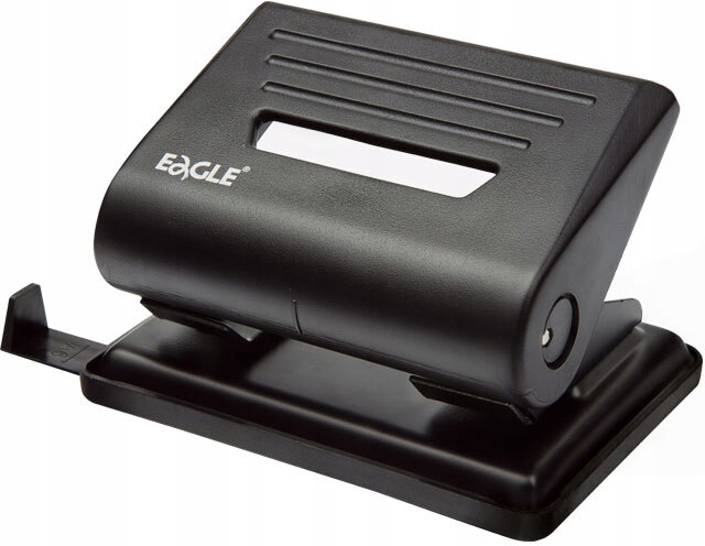 Poręczny Dziurkacz EAGLE 837 czarny 25 kartek