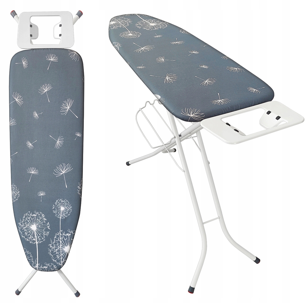 Deska do prasowania duża 120x38 składana stabilna uchwyt na żelazko