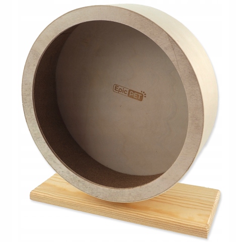 Kołowrotek Karuzela Drewniana 33cm Dla Szynszyla Szczurka