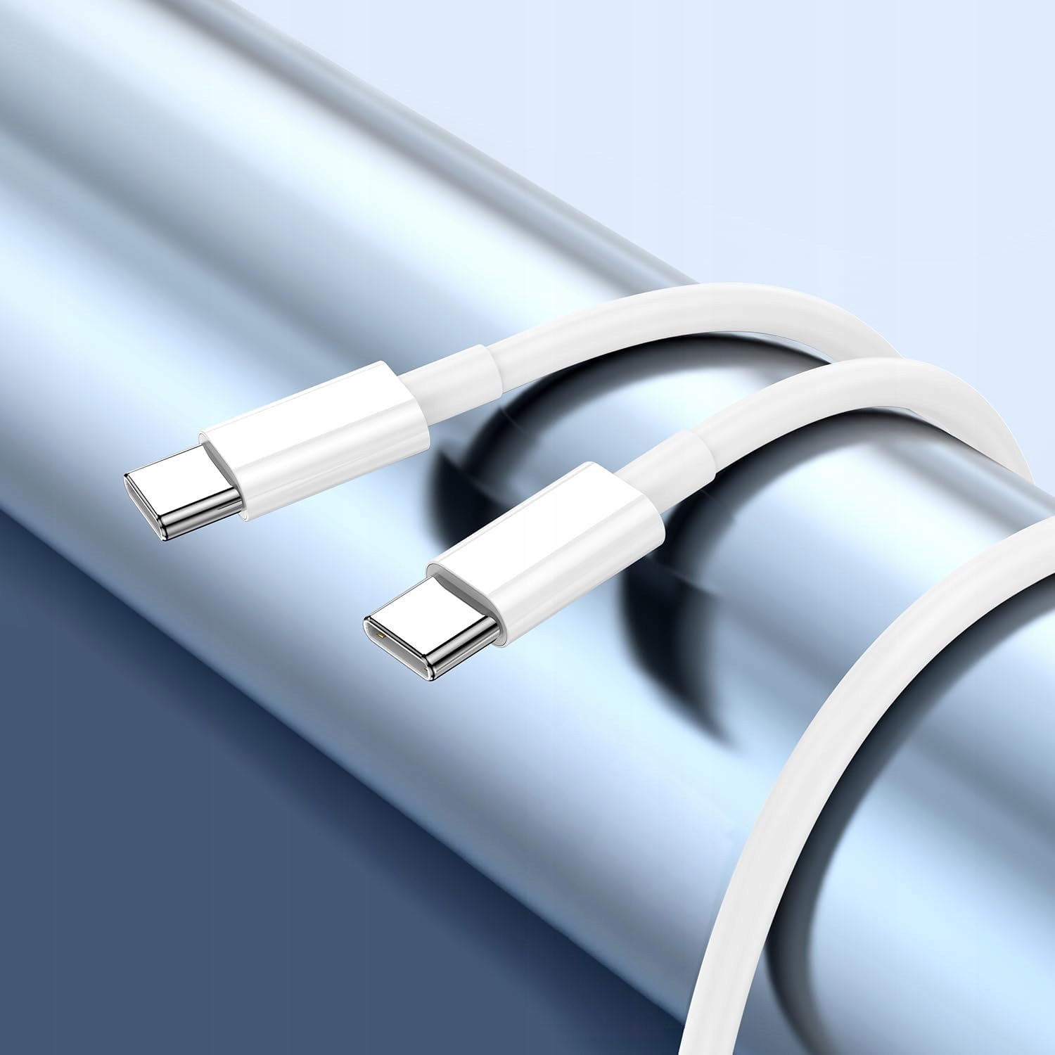 SZYBKI KABEL USB-C-USB-C MOCNY PRZEWÓD DO TELEFONU KOMPUTERA 100W 150cm PD Długość przewodu 1.5 m