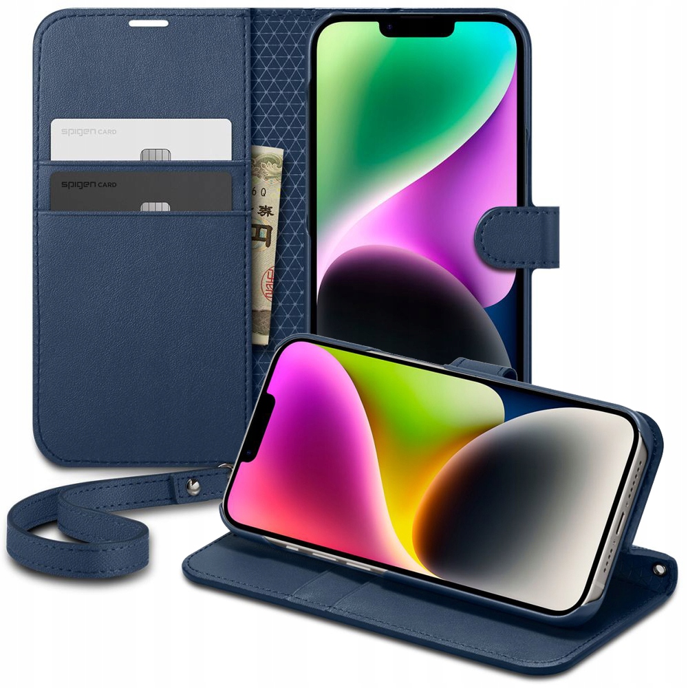

Spigen Wallet Etui Case Ze Smyczą Na Iphone 14