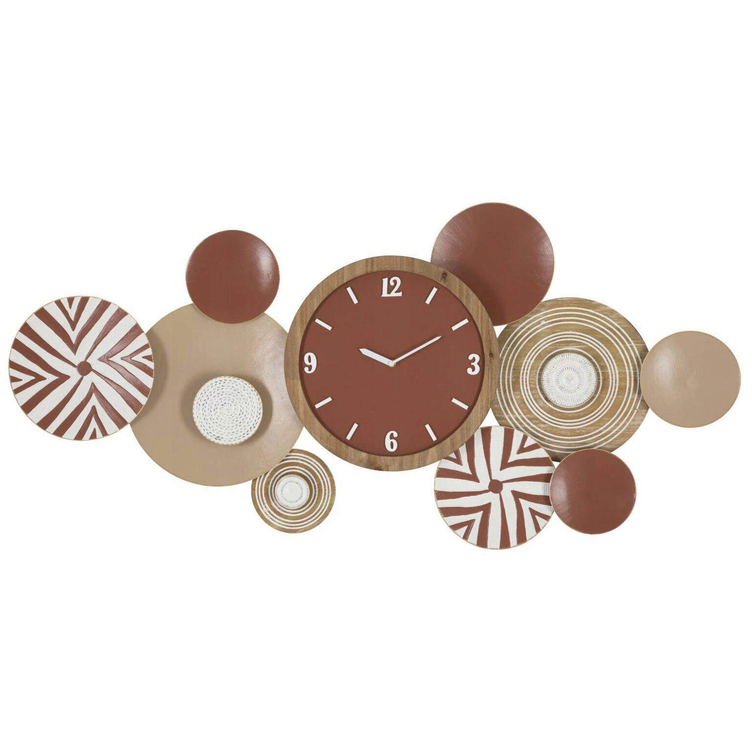 Nástenné Hodiny, Nástenná Dekorácia S Hodinami Mauro Feretti, 127,6 x 61 CM