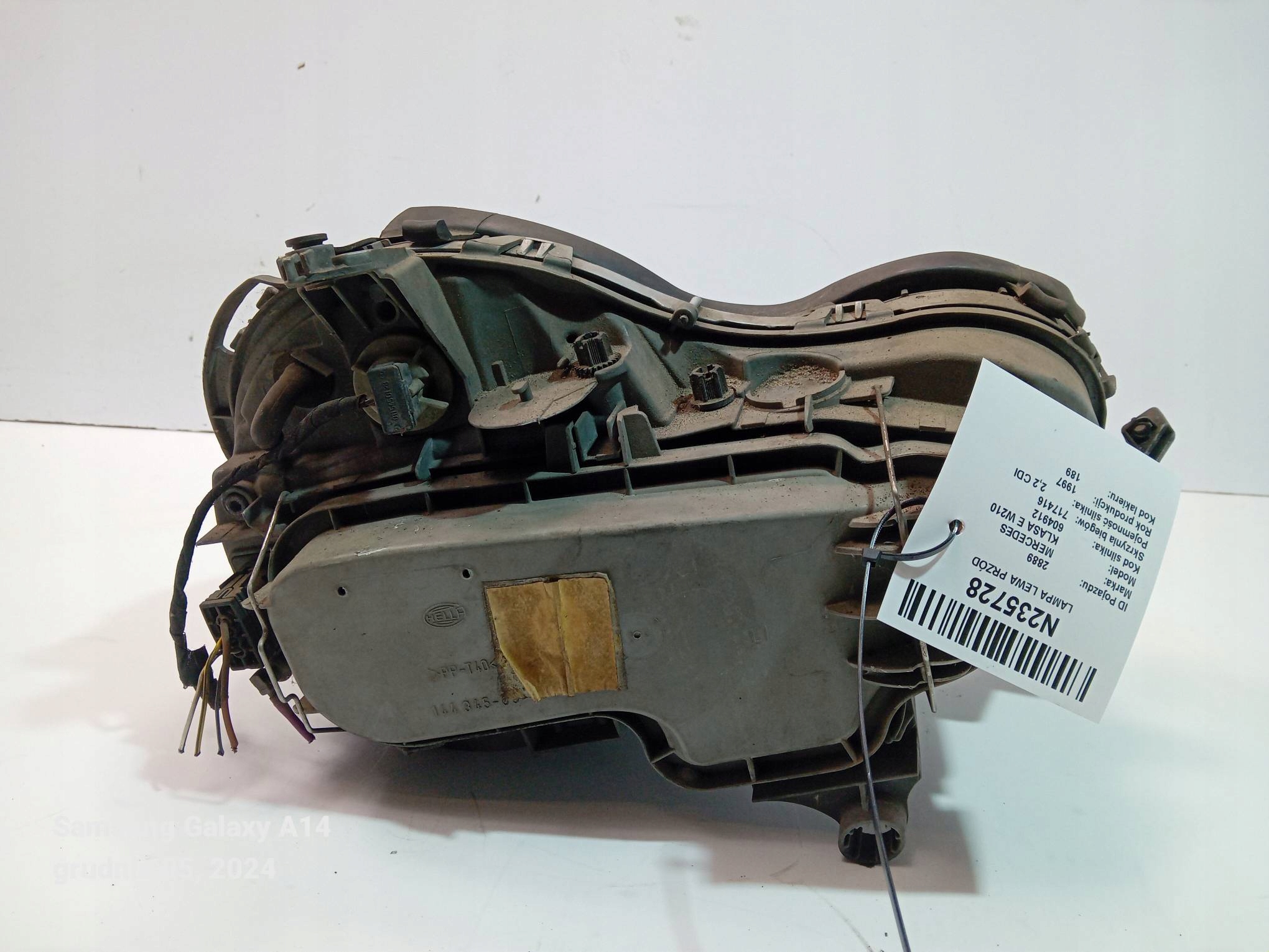 light left front MERCEDES KLASA E W210