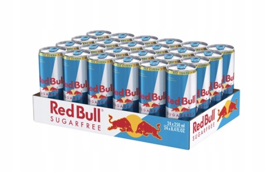 Levně Red Bull Sugarfree Energetický nápoj 24 x 250 ml plechovka [kauce]