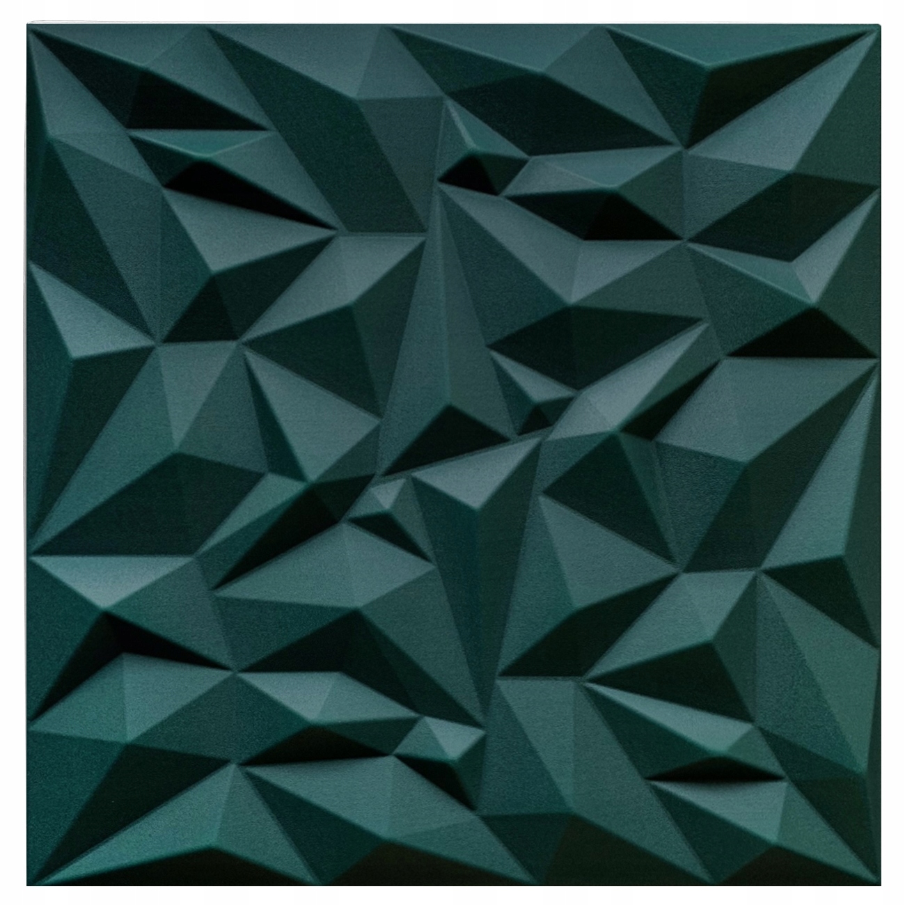 Kasetony Sufitowe 3D Ametyst Butelkowa Zieleń