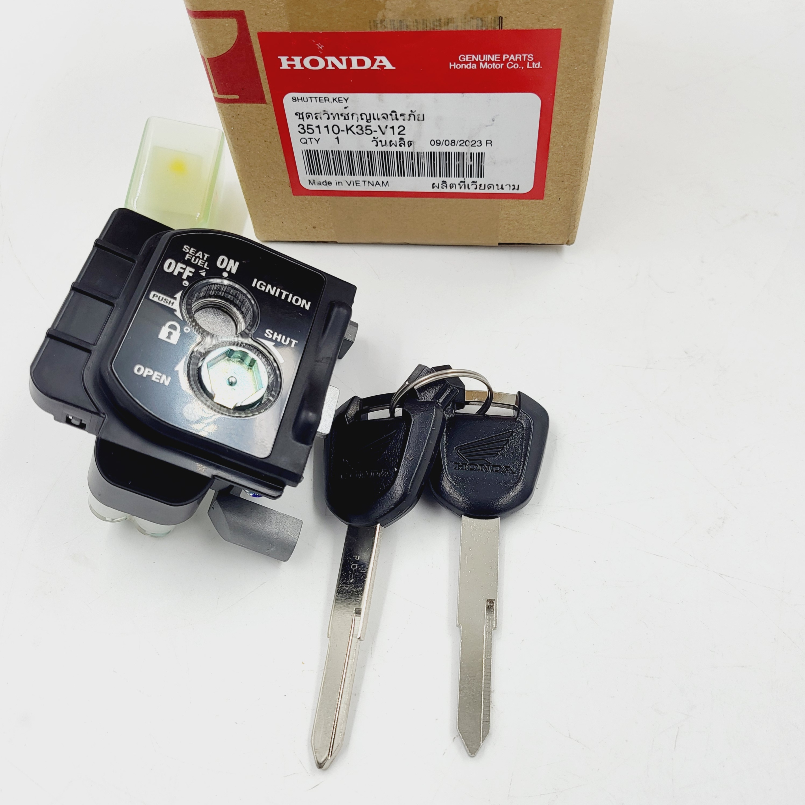 Honda Pcx 125 kľúče kľúč spínač zapaľovania originál